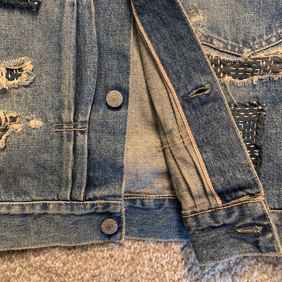 Studio D'Artisan "Noragi Boro" Selvedge Type 1 Jacket (size 42) - Picture 3 of 10